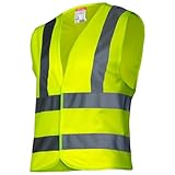 Lahti PRO Warnweste Safety Vest | Größe: M | Farbe: Neongelb | Sicherheitsweste | Arbeitweste | Pannenweste | Unfallweste | Reflektorweste | Reflektierend Auto | KFZ Pannenhilfe für Autofahrern