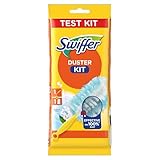 Swiffer Staubmagnet Starter-Set (1 Griff + 1 Tuch) Fängt Und Schließt 3-mal Mehr Staub Und Haare Ein Als Herkömmliche Staubwedel