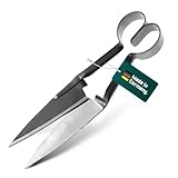 BERGER Schafschere 2722 | 15,5 cm geschmiedete Klingen mit Herzfeder | Profi Gartenschere für Schafschur & Formschnitt | Gartenwerkzeug | Buchsbaumschere für Links- und Rechtshänder | Made in Germany
