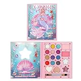 MockTota Schminkset Mädchen, Ungiftig und Abwaschbar Kinder Make-Up Set Mädchen, Karneval Schminke Kinderschminken Set, DIY Prinzessin Kids Makeup Set for Girls, Kinder Schminkpalette