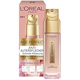 L'Oréal Paris Anti-Aging Serum, Feuchtigkeitspflege gegen Altersflecken und Pigmentflecken, Straffendes und aufhellendes Fluid, Golden Age Rapid Corrector, 1 x 30 ml