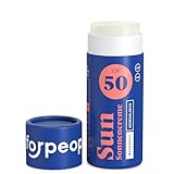 BIO Sonnencreme Stick LSF 50 von 4peoplewhocare® · Wasserfeste Surf Sunscreen mit Zink · Mineralischer UV Filter · Für Kinder & Erwachsene · 100% natürlich · 20g