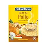 GALLINA BLANCA Hühnersuppe mit Fadennudeln, Beutel 85 g. 6er-Pack