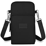 Aucuu Kleine Handytasche, Damen, Handytasche, Damen, mit verstellbarem Schultergurt, Oxford-Stoff, Crossbody-Tasche, Lauftasche, Armtasche, für Telefon mit 17,8 cm (7 Zoll) (mit Kopfhöreranschluss),