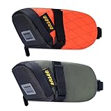 ZUKKA Fahrrad Satteltaschen fahrradsatteltasche mit reflektierender Under Saddle Bag Storage Pouch Waterproof Bag Cycling Pack Universal Fit 1.3L Capacity Lightweight for Mountain Bike Road Bike