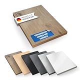 vabo Schreibtischplatte Eiche, Premium Dekor, hochwertig und belastbar, leichte Montage, ideal für Homeoffice und Kinderzimmer 140x80x2,5 cm