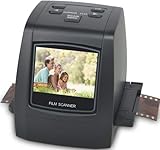 Digital Film Scanner, Eigenständiger Diascanner und Negativscanner Konvertiert Negative und Filmdias von 35mm, 126, 110, Super 8 und 8mm in JPEG-Bilder, 2,4' LCD-Display