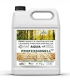 5 Liter Parkettlack Grundierung und Parkettsiegel Aqua Professionell Treppenlack 2in1 Holzlack Geruchsneutral 100% Vegan (Matt Farblos)