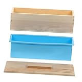 HOMSFOU Seifenform und Holz Professionelle Seifenbox für Diy Seifenherstellung Langlebig und Leicht zu Reinigen Verwenden