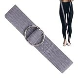 Yogagurt,Slim Panda Yoga Gurt aus Baumwolle,Yoga-Hilfsgürtel 183–3,8 cm, Praktisches Yogagurt Yoga-Zubehör für Dehnen und Fitness,Yoga Gurt mit Verschluss aus Metall,sich natürlich wie Baumwolle