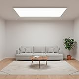 LED ATOMANT Oberfläche LED Deckenpanel 120x60cm 96W, CCT (Farbwahlschalter Warmweiß, Neutralweiß oder Kaltweiß), 11500 Lumen, Inklusive Treiber