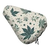 Treer Fahrradsattel Abdeckung Wasserdicht, Fahrrad Satteldecke Regenschutz Sattelabdeckung Sattelbezug Leicht zu Tragen Passend Sattelüberzug für Meisten Fahrräder (Muster F01,27x37cm)