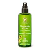 PRIMAVERA Pflanzenwasser Hamameliswasser bio 100 ml - naturreine Pflanzenkraft – Glasflasche – Hydrolat, Körperspray, Aromatherapie – vitalisierend, erdend - vegan