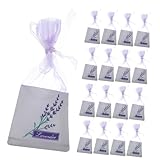 HOOTNEE 50 Stück Lavendel Duftbeutel Leere Säckchen mit Kordelzug zum Befüllen DIY Duftkissen für Gewürze Kräuter Hochzeit Party Geschenkidee