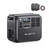 BLUETTI AC200L Powerstation mit Charger 1, 2400W LiFePO4 Backup, 560W Alternator-Ladegerät, 2048Wh Erweiterbar auf 8192Wh, 3,6 Std. volle Ladung über Auto, ideal für Reisen, Off-Grid, Stromausfälle