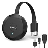 Wireless HDMI Adapter, 2.4/5 GHz Wireless HDMI Dongle für TV Stick/Beamer/Monitor, 1080P Full HD Miracast Dongle Wi-Fi Display Adapter Kompatibel mit iPhone/iPad/PC/Android/Windows/Monitor/Projektor