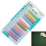 Staubfreie Kreide – 12 Farben waschbare Buntstifte | Kreidetafelkreide | für Jungen und Mädchen, Tafel, Gehweg, Zeichnen, Schreiben, Klassenzimmer, Schule