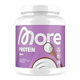 MORE Protein, Sahne, 600 g, Mix aus Whey Konzentrat und Casein ideal zum Muskelaufbau und -erhalt, mit Laktase, perfekt zum kochen & backen - made in Germany (Verpackung kann variieren)