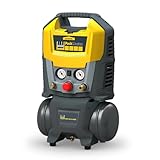 SCHNEIDER PackMaster Tragbarer Kompressor in Kofferausführung 6 Liter, ölfreier Kompressor mit flexiblem Schlauch, maximaler Druck: 8 bar, Leistung: 1,5 PS, Geräuschpegel: 88 dB LwA