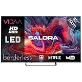 Salora FOD32HV - Smart TV - VIDAA - Fernseher - 32 Zoll Smart TV - HD - 1366 x 768-3x HDMI - Integriertes WiFi für Internetverbindung - Netflix - YouTube