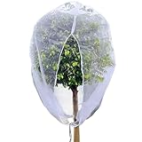 pflanzenschutznetz mit Kordelzug, 1.8x2m feinmaschig gemüseschutznetz, heidelbeeren Pflanzen vogelschutznetz, insektennetz, gemüsenetz, Pflanztasche, multifunktionale Tasche für Blumen, Erdbeeren