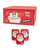 Schwartau Extra Erdbeere Portionen, Konfitüre Portionsschalen, Großpackung, 100x25g