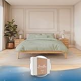 Samthus Bettwäsche Gewichtsdecke 135x200 - Baumwolle Satin - Oeko-Tex Made in Green - Himmlisch weicher Schlaf mit passgenauem Bettbezug für unsere Therapiedecken - Grün