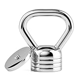 Northdeer Kettlebell Verstellbar 10 kg - Stahl Kugelhantel 5kg 6,25kg 7,5kg 8,75kg 10kg Einstellbar - Hantel Gewichte für Krafttraining Fitness Workout zu Hause