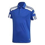 adidas Unisex Kinder Squadra 21 Polo Shirt, Royal Blue/White, 9-10 Years