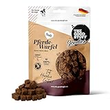 The GOODSTUFF Pferde-Würfel Soft 150 g | Pferdefleisch Hundeleckerlies getreidefrei & luftgetrocknet | Hundesnack Würfel | Trockenfleisch für Hunde | Trainingsleckerli | Super-Premium Hundefutter