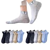 Azarton SneakerSneaker Atmungsaktive Herren Sportsocken – Frottee Baumwolle, Verstärkter Fersenbereich, Kurze Socken für Laufen, Fitness & Freizeit – Unisex, Komfort & Haltbarkeit (10 Paare)