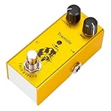 Baluue Tremolo Gitarren Effektpedal mit True Bypass Einstellbarem Geschwindigkeitsregler Integrierter Röhrenschaltung zur Klassischen Klangsimulation Kompatibel Gitarre und Bass Kompakt