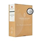 Oberrotweiler Wein-Box Weißburgunder 3 Liter QbA trocken - SILBER 2025 AWC Vienna - Weißwein trocken, fruchtig frisch mit Aromen nach Apfel, Birne und Zitrus - Badischer Wein (1 x 3,0 l Bag-in-Box)