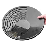 Goldwaschpfanne, 35cm Goldpfanne, Goldsiebklassierer Gold Pans - Tragbares Goldwaschen Ausrüstung für Turbulenz Flüssen Wasserquellen