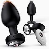 Tagnaff Analplugs 3-Set, Analplug# für Frauen Männer mit Vibration 10 Modi, Silikon Anal Plugs Butt Plug für den Mann Analvibratoren für Frau Buttplug Anfänger/Profis Anal Toys Sexspielzeug Butplug