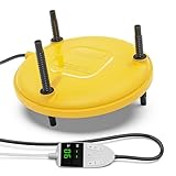 Temperaturregelung Wärmeplatte Küken, BibiBirds Mit Temperaturanzeige KüKen WäRmeplatte,Verstellbare Heizplatte 30*30cm, Geeignet für KüKen, HüHnerstall, Haustierheizung