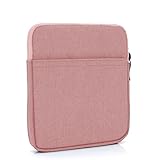 MyGadget Nylon Sleeve Hülle für Tablet bis 7 Zoll [ 17 x 14,5 cm ] - Schutzhülle Tasche ideal z.b. Kindle Oasis [9 & 10 Gen.] | Paperwhite [bis 2021] - Rosa