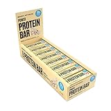 Body Attack Proteinriegel - Vanilla-Stracciatella - 24 x 35 g - Fitness Protein Riegel fettarm - Eiweißriegel mit wichtigen Vitaminen, L-Carnitin & 25% hochwertigem Milcheiweiß - Made in Germany