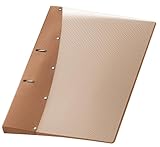 VELOFLEX 1141460 - Ringordner Diamond, Ringbuch, Ordner, DIN A4, 2-Ring-Mechanik, 20 mm, PP-Vollkunststoff, braun