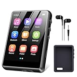 64 GB MP3-Player mit Bluetooth 5.3, SWOFY 6,1 cm (2,4 Zoll) Voll-Touchscreen-MP4-Player, tragbarer Musik-Player, verlustfreier Sound, digitaler Audio-Player mit HD-Lautsprecher, FM-Radio,