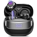 DUSONLAP Bluetooth Kopfhörer, Mini In Ear Kopfhörer Kabellos Bluetooth 5.4 Stereo HiFi Immersiv, 47Std Spielzeit Schlafkopfhörer mit Passiver Geräuschmaskierung, LED-Anzeige, IP7 Wasserdichte Ohrhörer