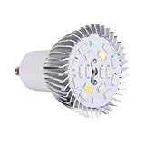 TOPINCN 18W Full Spectrum LED Wachsen Glühbirnen -Pflanzenlicht mit 18 LEDs für Innenpflanzen Hydroponische Gewächshaus Succulents Gemüse Blume (GU10)