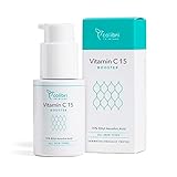 colibri skincare Vitamin C15 Booster 30ml - hochdosiertes, veganes Anti Aging Serum mit echten 15% Vitamin C - Gesichtspflege gegen Pigmentflecken und Augenringe - Made in Germany