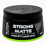 TOTEX ® Strong Matte Haarwachs I Stark Matt Hair Styling Wax 150 ml I 24-Stunden Süper Matte Effekt I Für Einen Mattes I Natürlichen Haarlook I Maximale Kontrolle I Für Profis