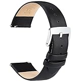 OTTOODY Uhrenarmbänder 12-22mm, Schnellverschluss Elegantes & Ultraweiches Leder Uhrenarmband für Damen Herren, Hochwertige Ersatz Armband für Uhr & Smartwatch