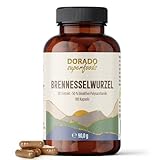 Brennessel Wurzel Kapseln aus 30:1 Extrakt | 180 Stück – 1200 mg pro Tagesdosis (aus 36.000 mg Brennesselwurzel !), 50% bioaktive Polysaccharide – 2 Monatsvorrat | Vegan