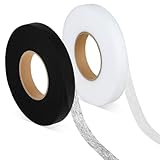 Mabor Saumband zum Aufbügeln waschfest 2 Rollen 70 Yards 64 m/Rolle Bügelband selbstklebendes Saumband selbstklebend Bügelband zum Kürzen von Gardinen hose kürzen für Vorhänge Stoffe Kleidung