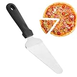 Pizzawender, Pizzaschieber - Drehender Pizzaschaufelspatel - Pizzawender aus Edelstahl, Pizza-Wippschneider zum Wenden von Brot, Backen, Pizza und Kuchen