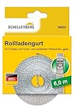 Schellenberg 46002 Rolladengurt 14 mm x 6,0 m System MINI, Rollladengurt, Gurtband, Rolladenband, grau