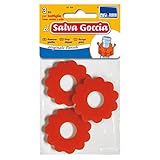 PARODI & PARODI - Tropfschutz Weinflasche, Öl, Essig 3 Stück, bunt, Ringe für Öl und Getränke, Anti-Tropf-Hals, Tropfschutz aus Schwamm, schmutzabweisend, Zubehör für Küche und Haushalt